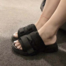 Load image into Gallery viewer, Dior Women D-Wander Slide Black Camouflage Technical Fabric-Black