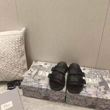 Load image into Gallery viewer, Dior Women D-Wander Slide Black Technical Fabric with Camouflage Print