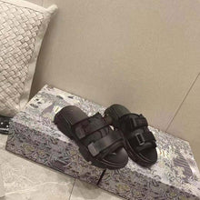 Load image into Gallery viewer, Dior Women D-Wander Slide Black Technical Fabric with Camouflage Print