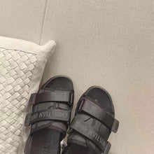 Load image into Gallery viewer, Dior Women D-Wander Slide Black Technical Fabric with Camouflage Print