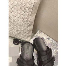 Load image into Gallery viewer, Dior Women D-Wander Slide Black Technical Fabric with Camouflage Print