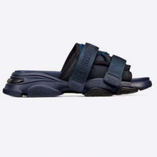 Load image into Gallery viewer, Dior Women D-Wander Slide Dark Blue Camouflage Technical Fabric