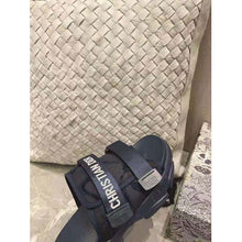 Load image into Gallery viewer, Dior Women D-Wander Slide Dark Blue Camouflage Technical Fabric