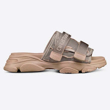 Load image into Gallery viewer, Dior Women D-Wander Slide Nude Camouflage Technical Fabric