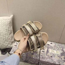 Load image into Gallery viewer, Dior Women D-Wander Slide Nude Camouflage Technical Fabric