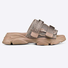 Load image into Gallery viewer, Dior Women D-Wander Slide Nude Camouflage Technical Fabric