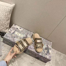 Load image into Gallery viewer, Dior Women D-Wander Slide Nude Camouflage Technical Fabric