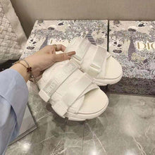 Load image into Gallery viewer, Dior Women D-Wander Slide White Camouflage Technical Fabric