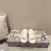 Load image into Gallery viewer, Dior Women D-Wander Slide White Camouflage Technical Fabric