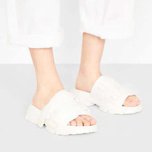 Load image into Gallery viewer, Dior Women D-Wander Slide White Camouflage Technical Fabric