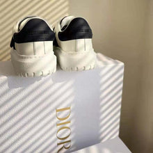 Load image into Gallery viewer, Dior Women Dior-ID Sneaker White and Deep Blue Calfskin and Rubber