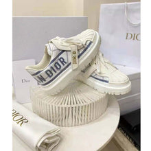 Load image into Gallery viewer, Dior Women Dior-ID Sneaker White and French Blue Technical Fabric