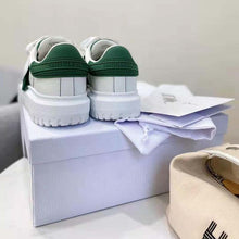 Load image into Gallery viewer, Dior Women Dior-ID Sneaker White and Green Calfskin and Rubber