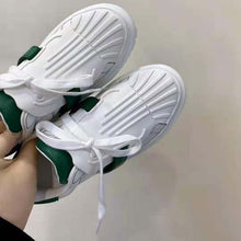 Load image into Gallery viewer, Dior Women Dior-ID Sneaker White and Green Calfskin and Rubber