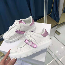 Load image into Gallery viewer, Dior Women Dior-id Sneaker White and Metallic Pink Calfskin