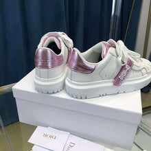 Load image into Gallery viewer, Dior Women Dior-id Sneaker White and Metallic Pink Calfskin