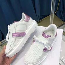 Load image into Gallery viewer, Dior Women Dior-id Sneaker White and Metallic Pink Calfskin