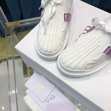 Load image into Gallery viewer, Dior Women Dior-id Sneaker White and Metallic Pink Calfskin