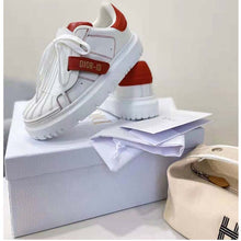 Load image into Gallery viewer, Dior Women Dior-ID Sneaker White and Nude Calfskin and Rubber