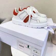 Load image into Gallery viewer, Dior Women Dior-ID Sneaker White and Nude Calfskin and Rubber