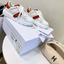 Load image into Gallery viewer, Dior Women Dior-ID Sneaker White and Nude Calfskin and Rubber