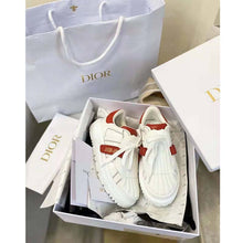 Load image into Gallery viewer, Dior Women Dior-ID Sneaker White and Nude Calfskin and Rubber