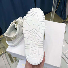 Load image into Gallery viewer, Dior Women Dior-id Sneaker White Calfskin and Gold-Tone Laminate
