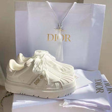 Load image into Gallery viewer, Dior Women Dior-ID Sneaker White Calfskin and Rubber