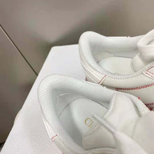 Load image into Gallery viewer, Dior Women Dior-Id Sneaker White Calfskin and Transparent Red Rubber