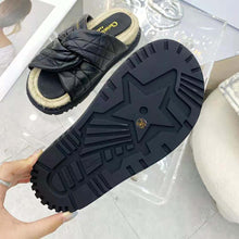 Load image into Gallery viewer, Dior Women Dtwist Slide Black Cannage Lambskin