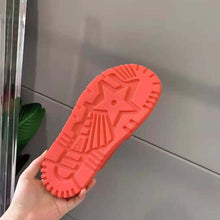 Load image into Gallery viewer, Dior Women Dtwist Slide Bright Orange Cannage Lambskin