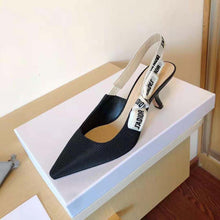 Load image into Gallery viewer, Dior Women J Adior Slingback Pump Black Technical Fabric