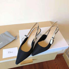 Load image into Gallery viewer, Dior Women J Adior Slingback Pump Black Technical Fabric