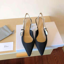 Load image into Gallery viewer, Dior Women J Adior Slingback Pump Black Technical Fabric