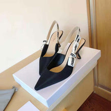 Load image into Gallery viewer, Dior Women J Adior Slingback Pump Black Technical Fabric