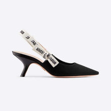Load image into Gallery viewer, Dior Women J Adior Slingback Pump Black Technical Fabric