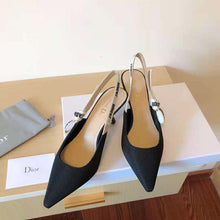 Load image into Gallery viewer, Dior Women J Adior Slingback Pump Black Technical Fabric