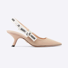 Load image into Gallery viewer, Dior Women J Adior Slingback Pump Nude Technical Fabric
