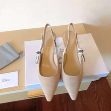 Load image into Gallery viewer, Dior Women J Adior Slingback Pump Nude Technical Fabric