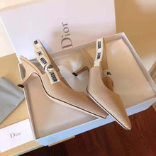 Load image into Gallery viewer, Dior Women J Adior Slingback Pump Nude Technical Fabric