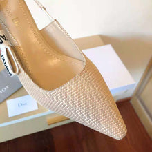 Load image into Gallery viewer, Dior Women J Adior Slingback Pump Nude Technical Fabric