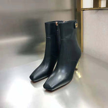 Load image into Gallery viewer, Dior Women Rhodes Heeled Ankle Boot Black Supple Calfskin