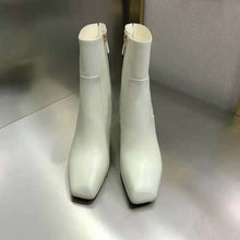 Load image into Gallery viewer, Dior Women Rhodes Heeled Ankle Boot White Supple Calfskin