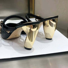 Load image into Gallery viewer, Dior Women Rhodes Heeled Mule Black Calfskin