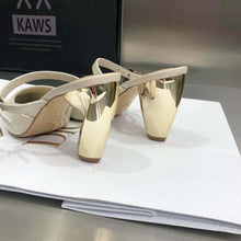 Load image into Gallery viewer, Dior Women Rhodes Heeled Mule White Calfskin