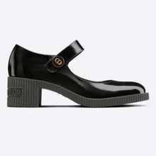Load image into Gallery viewer, Dior Women Shoes D-Doll Pump Black Shiny Calfskin CD Signature