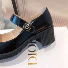 Load image into Gallery viewer, Dior Women Shoes D-Doll Pump Black Shiny Calfskin CD Signature