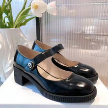 Load image into Gallery viewer, Dior Women Shoes D-Doll Pump Black Shiny Calfskin CD Signature