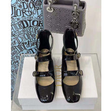 Load image into Gallery viewer, Dior Women Shoes D-Doll Pump Black Shiny Laminated Calfskin