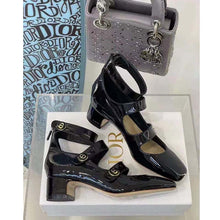 Load image into Gallery viewer, Dior Women Shoes D-Doll Pump Black Shiny Laminated Calfskin